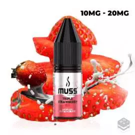 NICOTINE SALTS TRIPLE STRAWBERRY MUSS 10ML