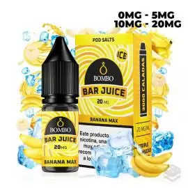 BANANA MAX ICE BAR JUICE BY BOMBO 10ML NICOTINE SALTS