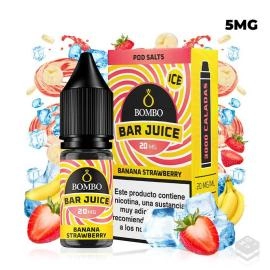 BANANA STRAWBERRY ICE BAR JUICE BY BOMBO 10ML NICOTINE SALTS