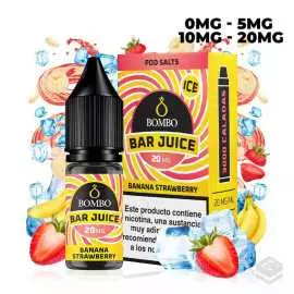 BANANA STRAWBERRY ICE BAR JUICE BY BOMBO 10ML NICOTINE SALTS