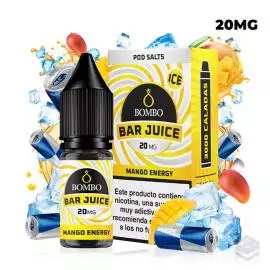 MANGO ENERGY ICE BAR JUICE BY BOMBO 10ML NICOTINE SALTS