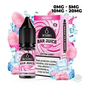 COTTON CANDY ICE BAR JUICE BY BOMBO 10ML NICOTINE SALTS