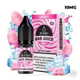 COTTON CANDY ICE BAR JUICE BY BOMBO 10ML NICOTINE SALTS