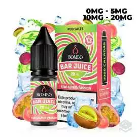 KIWI GUAVA PASSION ICE BAR JUICE BY BOMBO 10ML NICOTINE SALTS