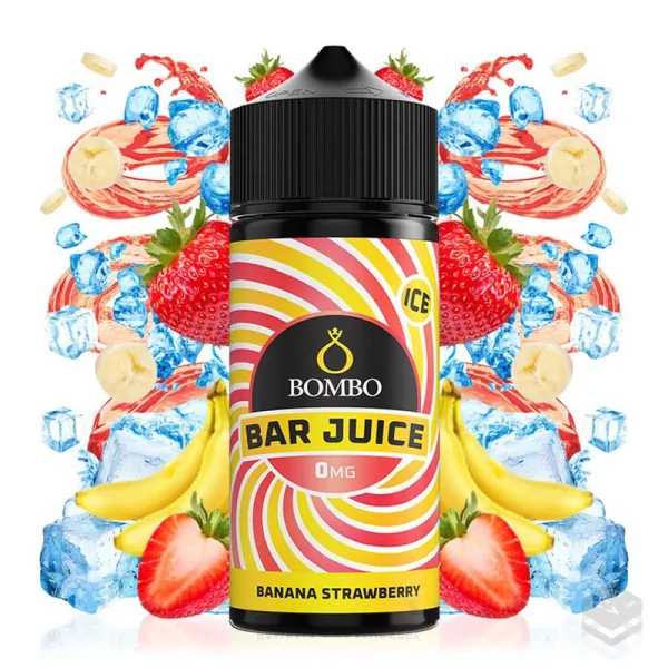BANANA STRAWBERRY ICE BAR JUICE BOMBO 100ML AROMA SHORTFILL