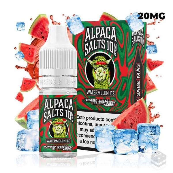 SALES DE NICOTINA WATERMELON ICE ALPACA SALTS 10ML