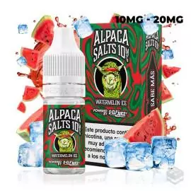 SALES DE NICOTINA WATERMELON ICE ALPACA SALTS 10ML