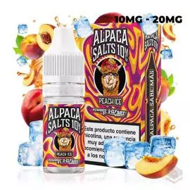 PEACH ICE ALPACA SALTS 10ML NICOTINE SALTS