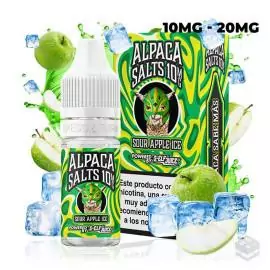 SALES DE NICOTINA SOUR APPLE ICE ALPACA SALTS 10ML