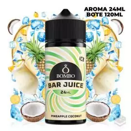 FLAVOUR PINEAPPLE ICE COCONUT BAR JUICE BY BOMBO 24 ML LONGFILL