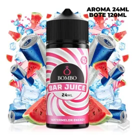 AROMA WATERMELON ENERGY ICE BAR JUICE BY BOMBO 24ML LONGFILL