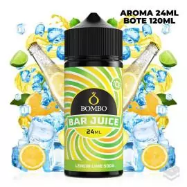 FLAVOUR LEMON LIME SODA ICE BAR JUICE BY BOMBO 24 ML LONGFILL