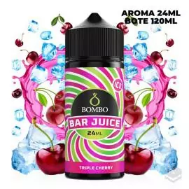 FLAVOUR TRIPLE CHERRY ICE BAR JUICE BY BOMBO 24 ML LONGFILL