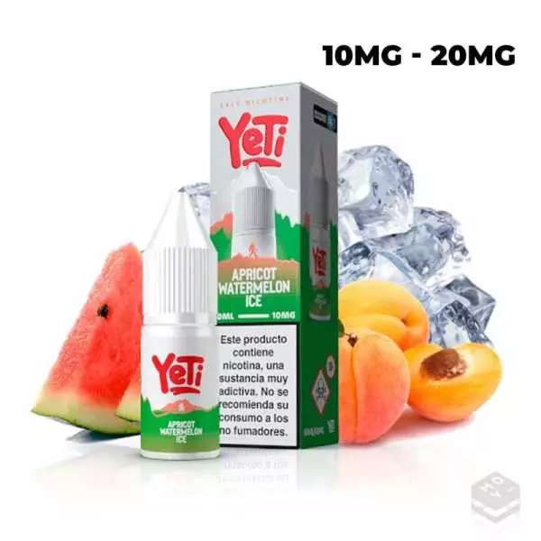 NIC SALT APRICOT WATERMELON ICE YETI SUMMIT SALT 10ML