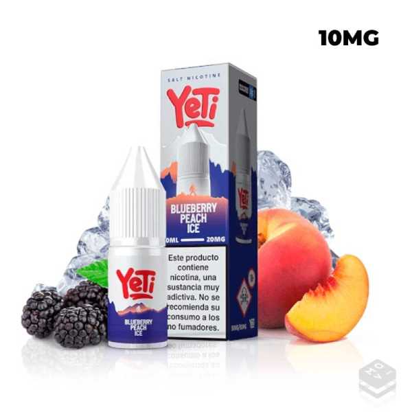 SALES DE NICOTINA BLUEBERRY PEACH ICE YETI SUMMIT SALT 10ML