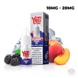 NIC SALT BLUEBERRY PEACH ICE YETI SUMMIT SALT 10ML