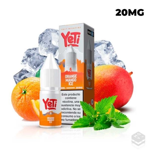 NIC SALT ORANGE MANGO ICE YETI SUMMIT SALT 10ML