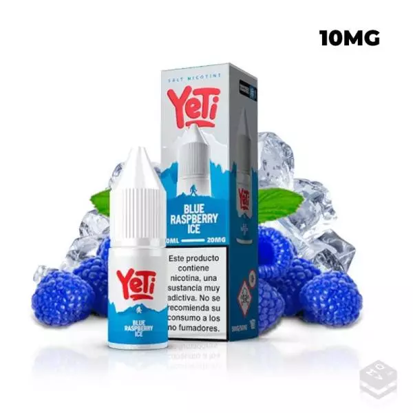 SALES DE NICOTINA BLUE RASPBERRY ICE YETI SUMMIT SALT 10ML