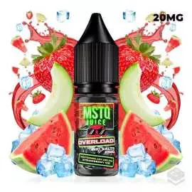 NICOTINE SALTS WATERMELON MELON STRAWBERRY ICE MSTQ JUICE OVERLOAD 10ML