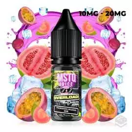 SALES DE NICOTINA PASSION GUAVA ICE MSTQ JUICE OVERLOAD 10ML