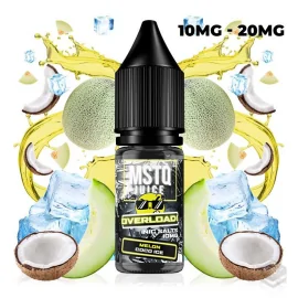 NICOTINE SALTS MELON COCO ICE MSTQ JUICE OVERLOAD 10ML