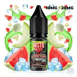 NICOTINE SALTS MELON WATERMELON ICE MSTQ JUICE OVERLOAD 10ML