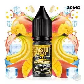 NICOTINE SALTS BANANA MANGO ICE MSTQ JUICE OVERLOAD 10ML