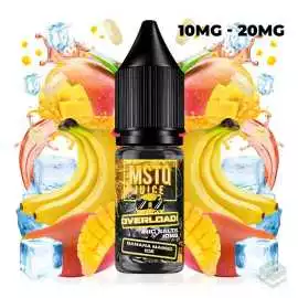 NICOTINE SALTS BANANA MANGO ICE MSTQ JUICE OVERLOAD 10ML