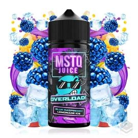 BLUE RASPBERRY LEMONADE ICE MSTQ JUICE OVERLOAD 100ML VAPE