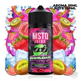 AROMA STRAWBERRY KIWI PASSION ICE MSTQ JUICE OVERLOAD 30ML LONGFILL