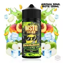 FLAVOUR APPLE PEACH ICE MSTQ JUICE OVERLOAD 30ML LONGFILL