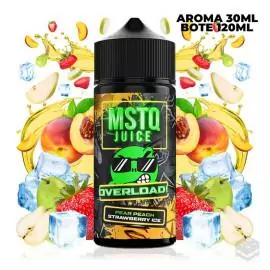 FLAVOUR PEAR PEACH STRAWBERRY ICE MSTQ JUICE OVERLOAD 30ML LONGFILL