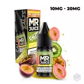 NICOTINE SALTS KIWI PASSION FRUIT & GUAVA MR JUICE 10ML