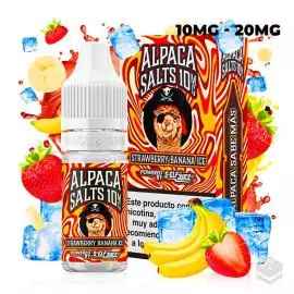 STRAWBERRY BANANA ICE ALPACA SALTS 10ML NICOTINE SALTS