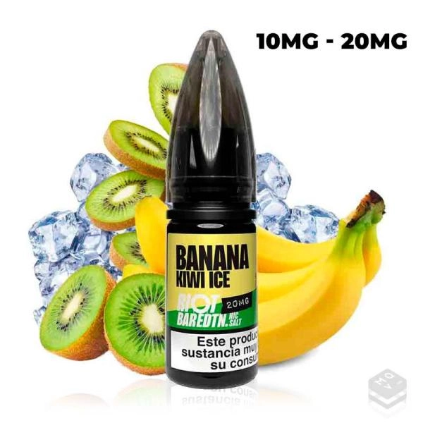 BANANA KIWI ICE RIOT SQUAD BAR EDTN SALTS 10ML VAPE