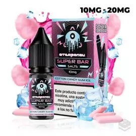 NICOTINE SALTS COTTON CANDY GUM ICE ATEMPORAL SUPER BAR THE MIND FLAYER 10ML