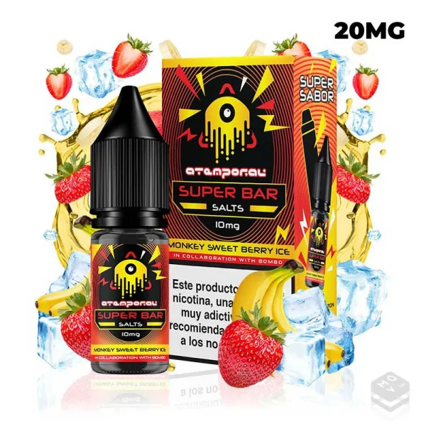 Monkey Sweet Berry Ice Nicotine Salts from Atemporal Super Bar