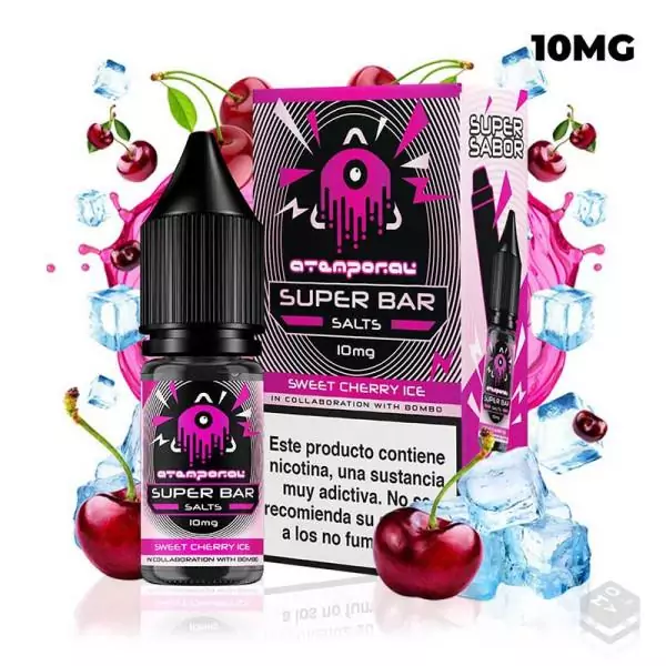 The Mind Flayer's Sweet Cherry Ice Atemporal Super Bar Nicotine Salts