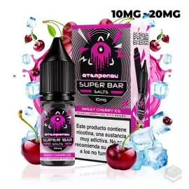 NICOTINE SALTS SWEET CHERRY ICE ATEMPORAL SUPER BAR THE MIND FLAYER 10ML