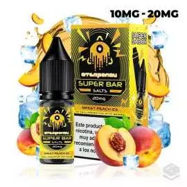 NICOTINE SALTS SWEET PEACH ICE ATEMPORAL SUPER BAR THE MIND FLAYER 10ML