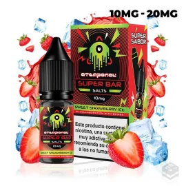 NICOTINE SALTS SWEET STRAWBERRY ICE ATEMPORAL SUPER BAR THE MIND FLAYER 10ML