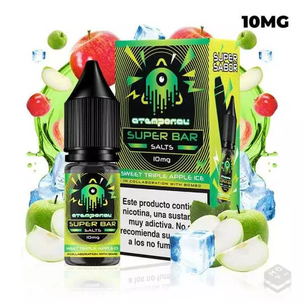 The Mind Flayer's Sweet Triple Apple Ice Atemporal Super Bar Nicotine Salts