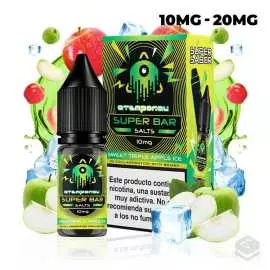 NICOTINE SALTS SWEET TRIPLE APPLE ICE ATEMPORAL SUPER BAR THE MIND FLAYER 10ML