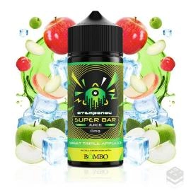 ELIQUID SWEET TRIPLE APPLE ICE ATEMPORAL SUPER BAR JUICE THE MIND FLAYER 100ML VAPE