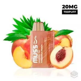 VAPER DESECHABLE MUSS MARMOL 700 PINEAPPLE PEACH 20MG