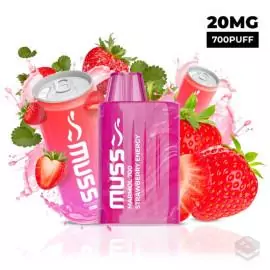 VAPER DESECHABLE MUSS MARMOL 700 STRAWBERRY ENERGY 20MG