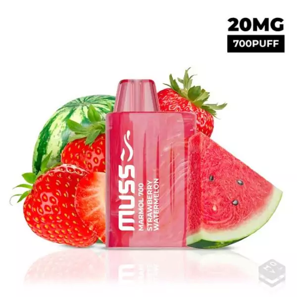 VAPER DESECHABLE MUSS MARMOL 700 STRAWBERRY WATERMELON 20MG