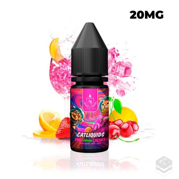 CATLIQUIDS PINK LEMONADE CHERRY ASPANO & JOHN SALT 10ML NICOTINE SALTS VAPE