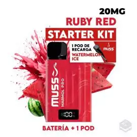 DISPOSABLE POD MUSS MARMOL PRO RUBY RED