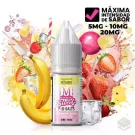 MAGNUM VAPE STRAWBERRY BANANA BUBBLE ICE EXTRA SWEET 10ML NICOTINE SALTS